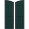 Ekena Millwork Americraft 5-Board (3 Batten) Wood Joined Board-n-Batten Shutters w/Ellipt Top, ARW401BE518X77FGH, PR ARW401BE518X77FGH - alternate 1